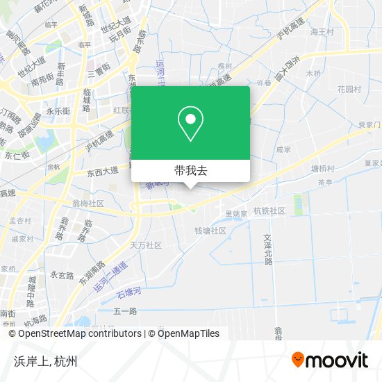 浜岸上地图