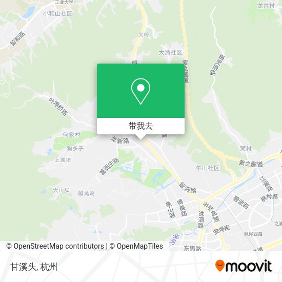 甘溪头地图