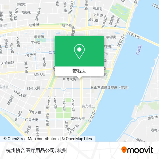 杭州协合医疗用品公司地图
