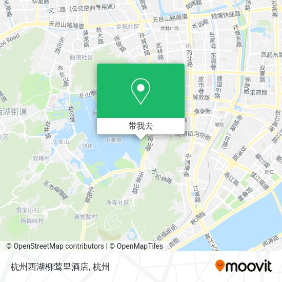 杭州西湖柳莺里酒店地图
