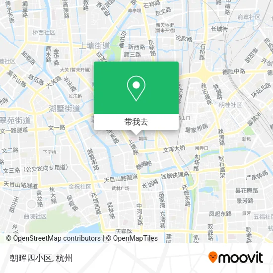 朝晖四小区地图
