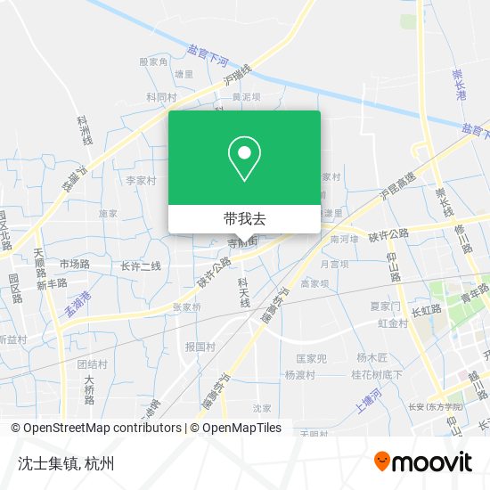 沈士集镇地图