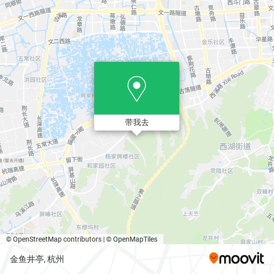 金鱼井亭地图
