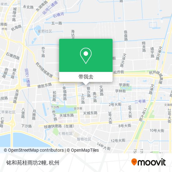 铭和苑桂雨坊2幢地图