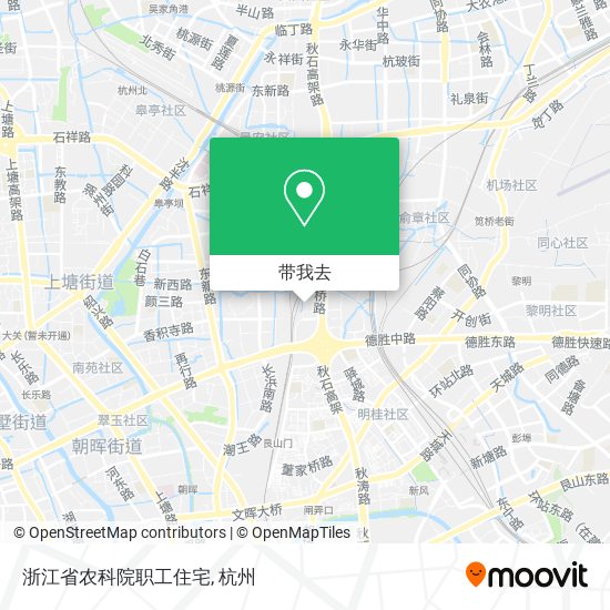 浙江省农科院职工住宅地图