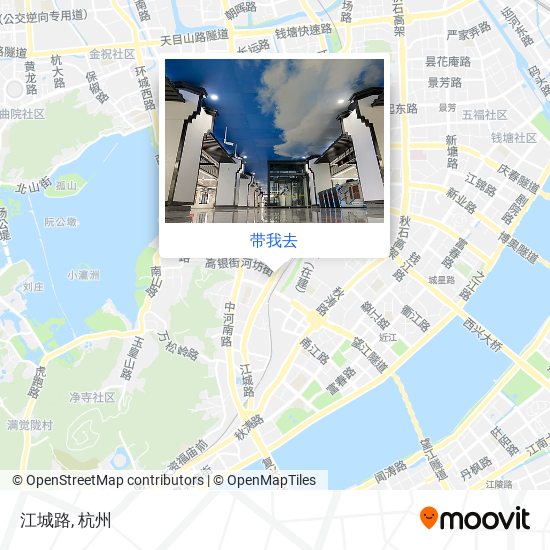 江城路地图