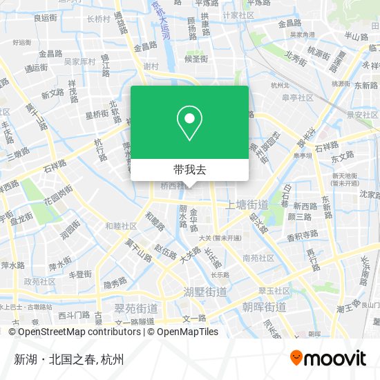 新湖・北国之春地图