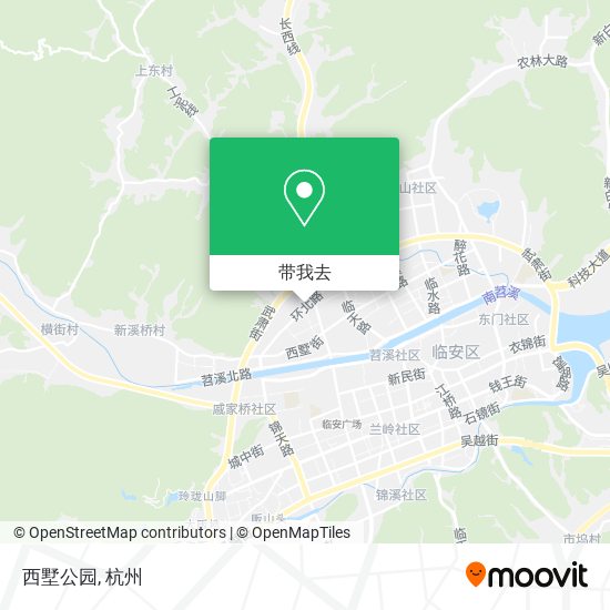 西墅公园地图