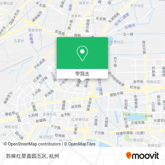 胜稼红星嘉园五区地图