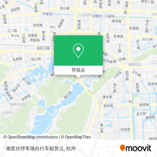 湘里坊停车场自行车租赁点地图