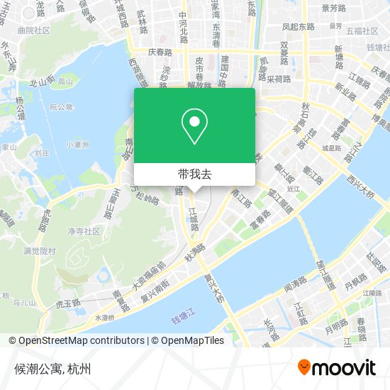 候潮公寓地图