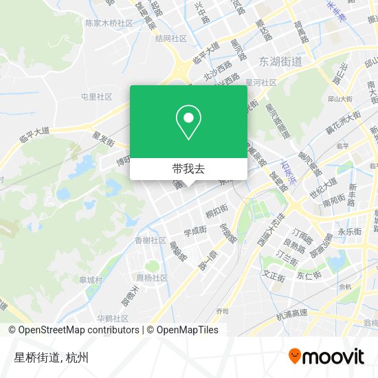 星桥街道地图