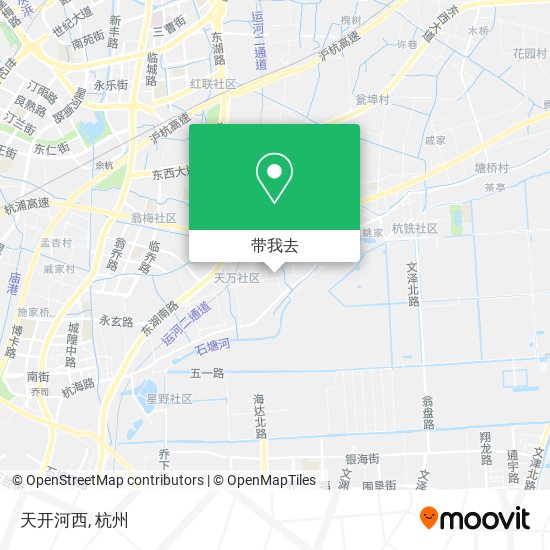 天开河西地图