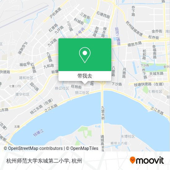 杭州师范大学东城第二小学地图