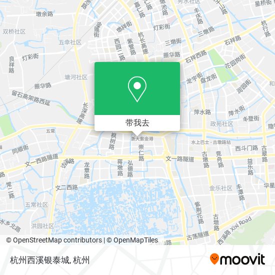 杭州西溪银泰城地图
