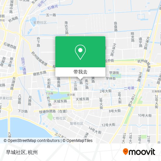 早城社区地图