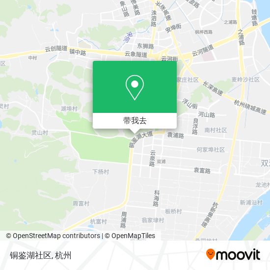 铜鉴湖社区地图