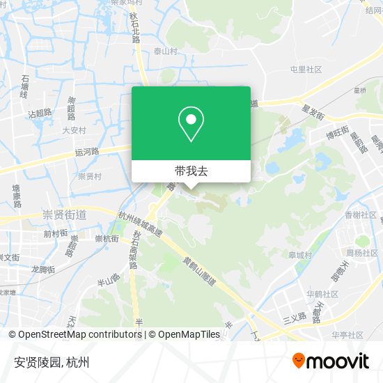 安贤陵园地图