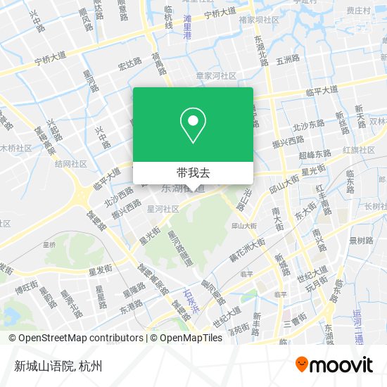 新城山语院地图