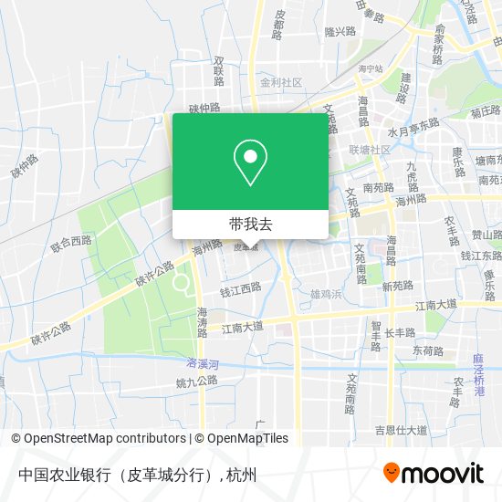 中国农业银行（皮革城分行）地图