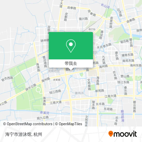 海宁市游泳馆地图