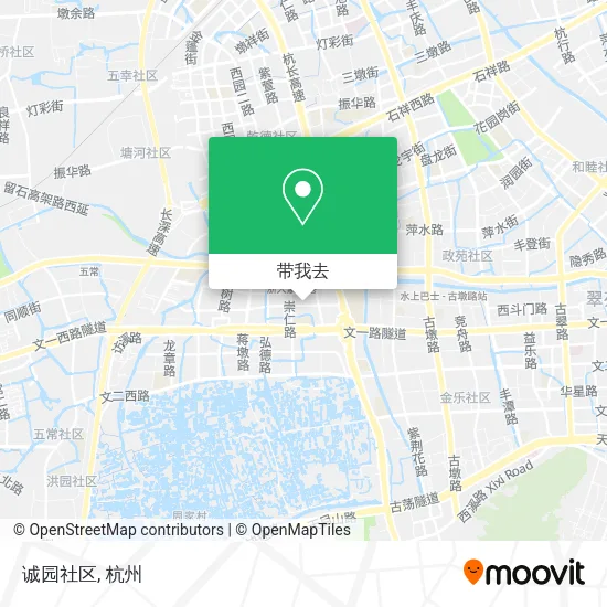 诚园社区地图