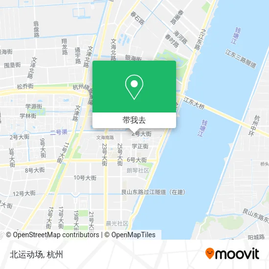北运动场地图