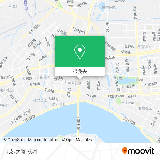 九沙大道地图