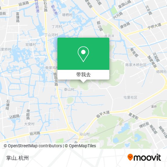 掌山地图
