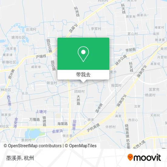 墨溪弄地图