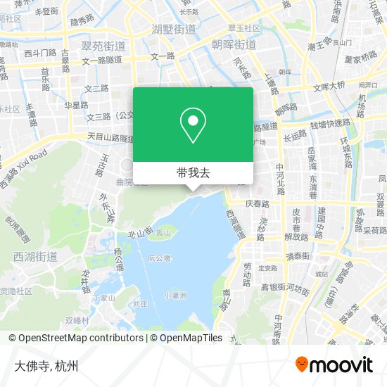 大佛寺地图