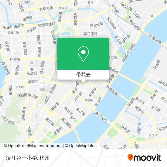 滨江第一小学地图