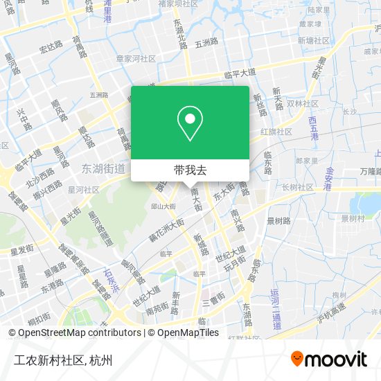 工农新村社区地图