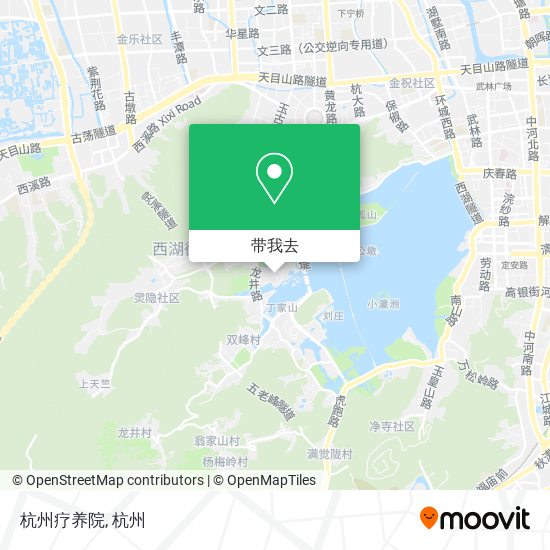 杭州疗养院地图