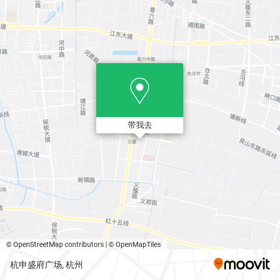 杭申盛府广场地图