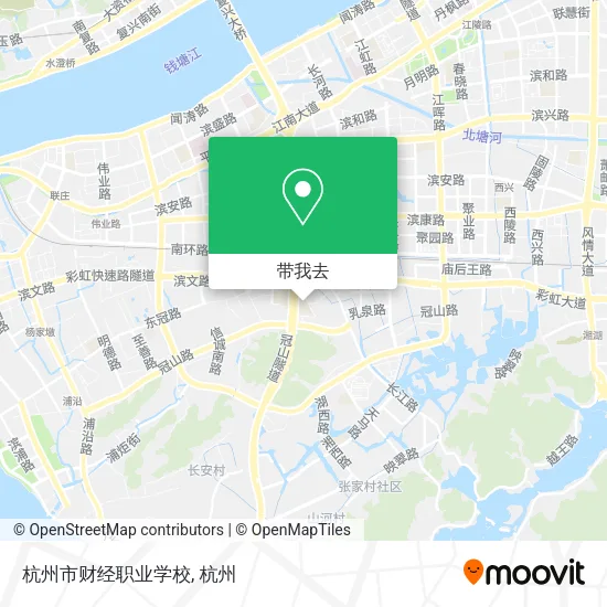 杭州市财经职业学校地图