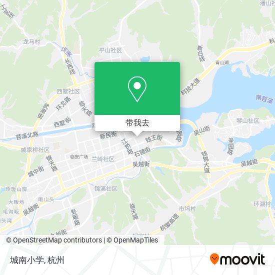 城南小学地图