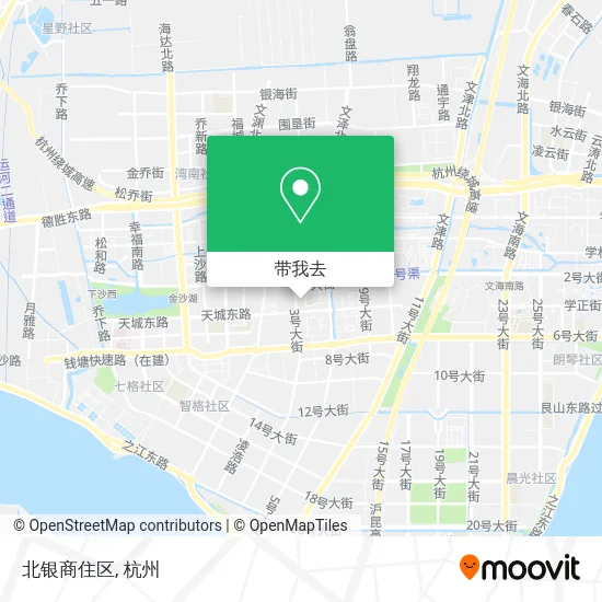 北银商住区地图