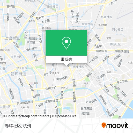春晖社区地图