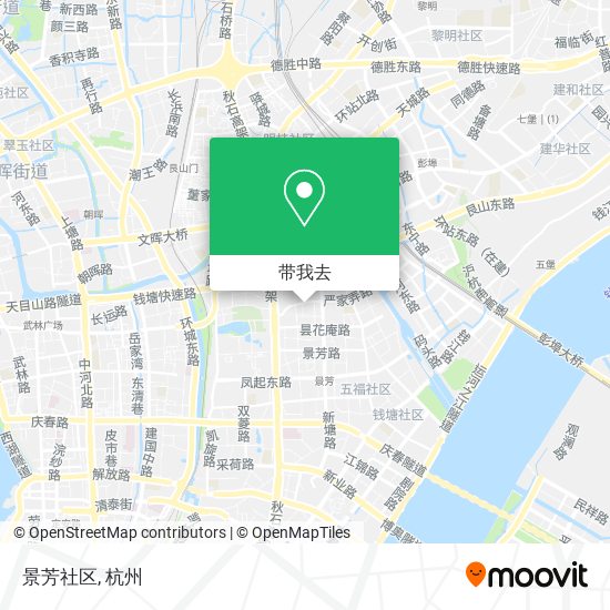 景芳社区地图