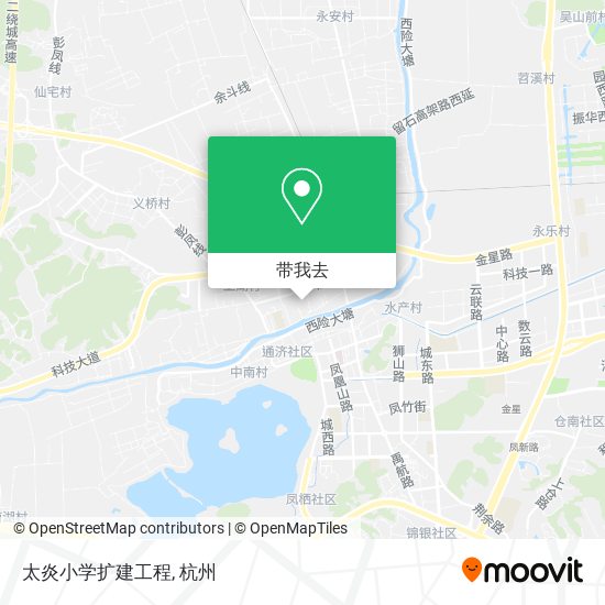 太炎小学扩建工程地图