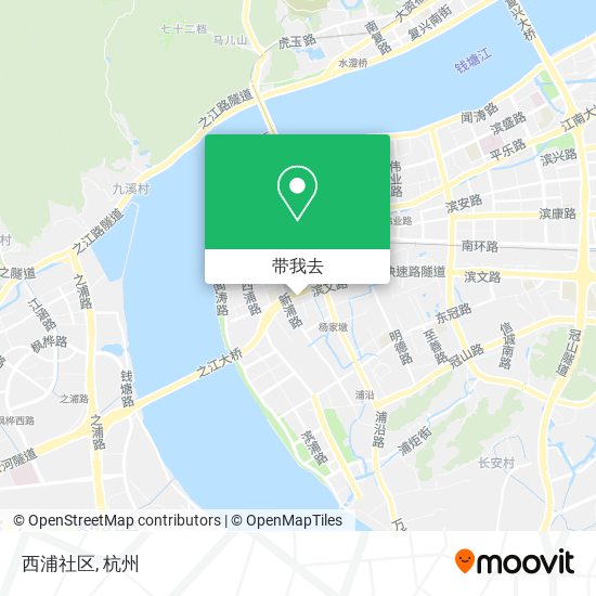 西浦社区地图