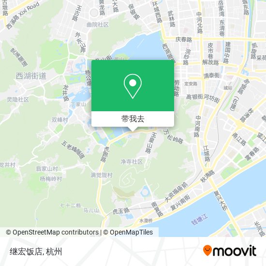 继宏饭店地图