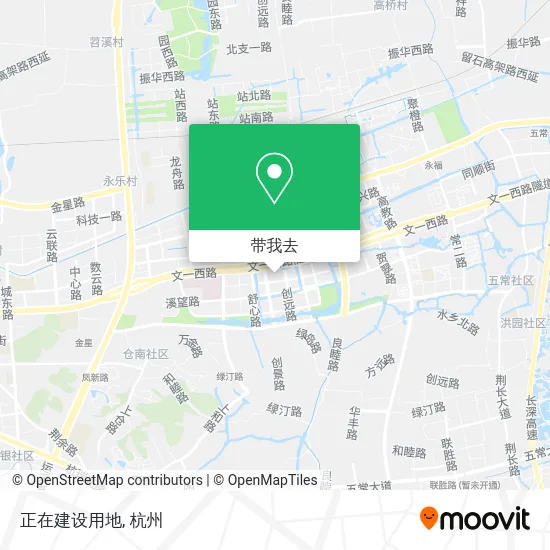 正在建设用地地图