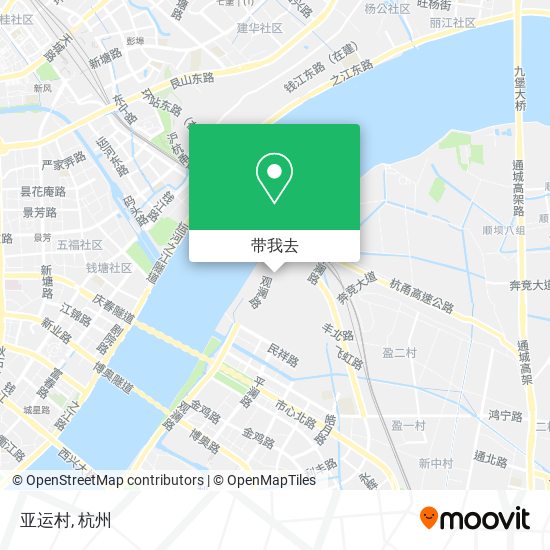 亚运村地图