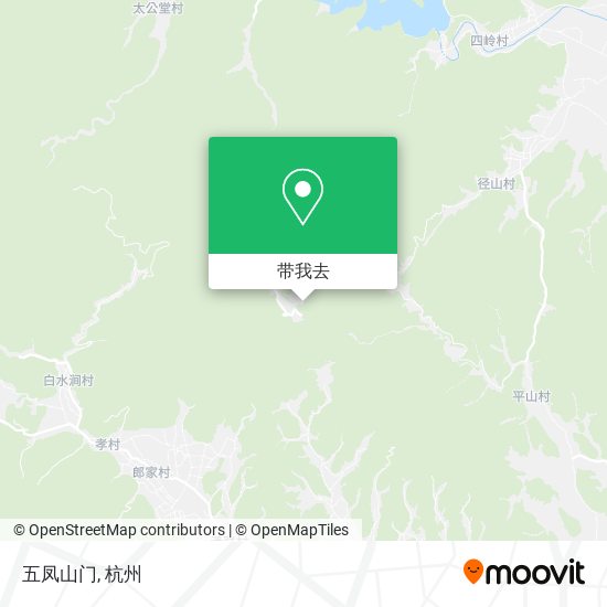 五凤山门地图