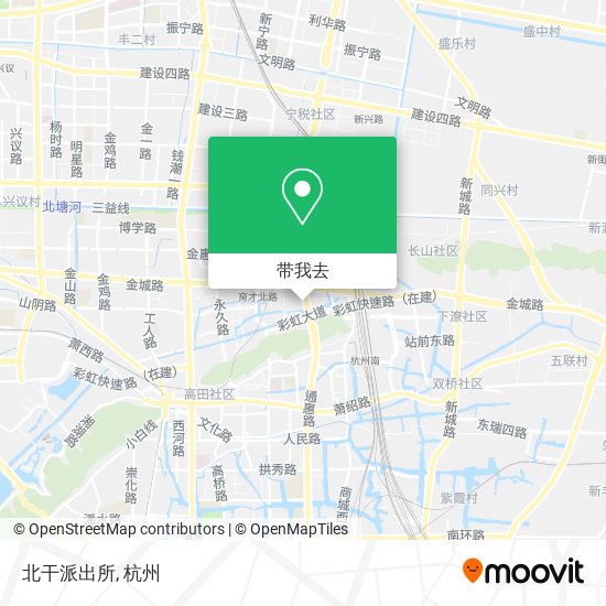 北干派出所地图