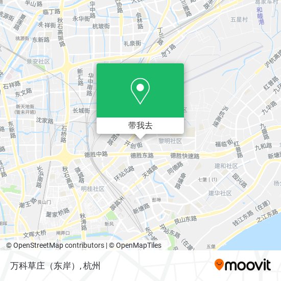 万科草庄（东岸）地图