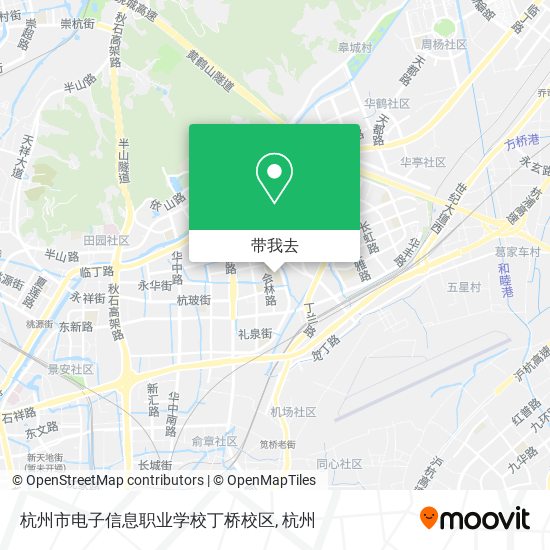 杭州市电子信息职业学校丁桥校区地图