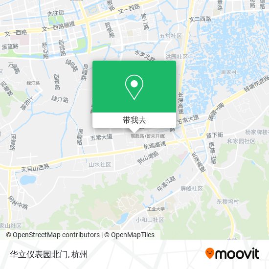 华立仪表园北门地图